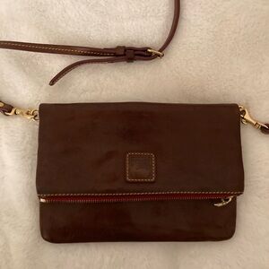 Elegant Brown Dooney and Bourke Crossbody Bag